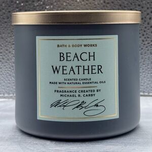 Bath & Body Works Beach Weather 3 Wick Candle